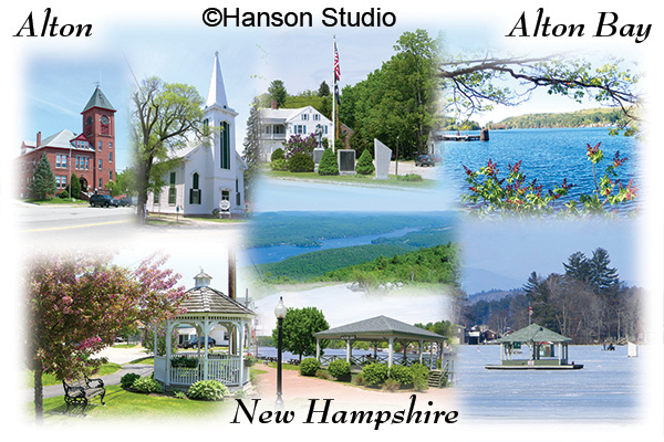 Alton/Alton Bay, NH - Collage - Square Format
